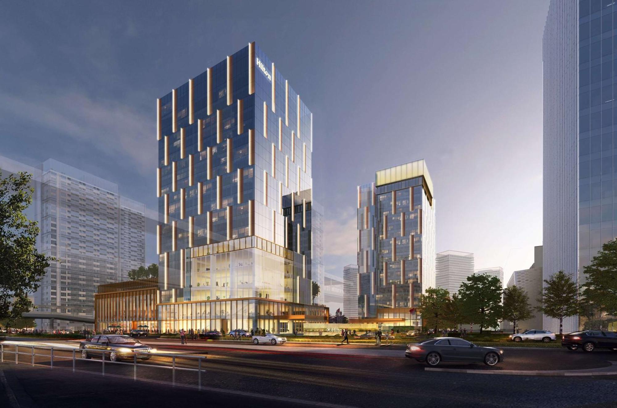 Hilton Shenzhen World Exhibition & Convention Center - Only 5 Minutes' Walk To Wecc Exterior foto