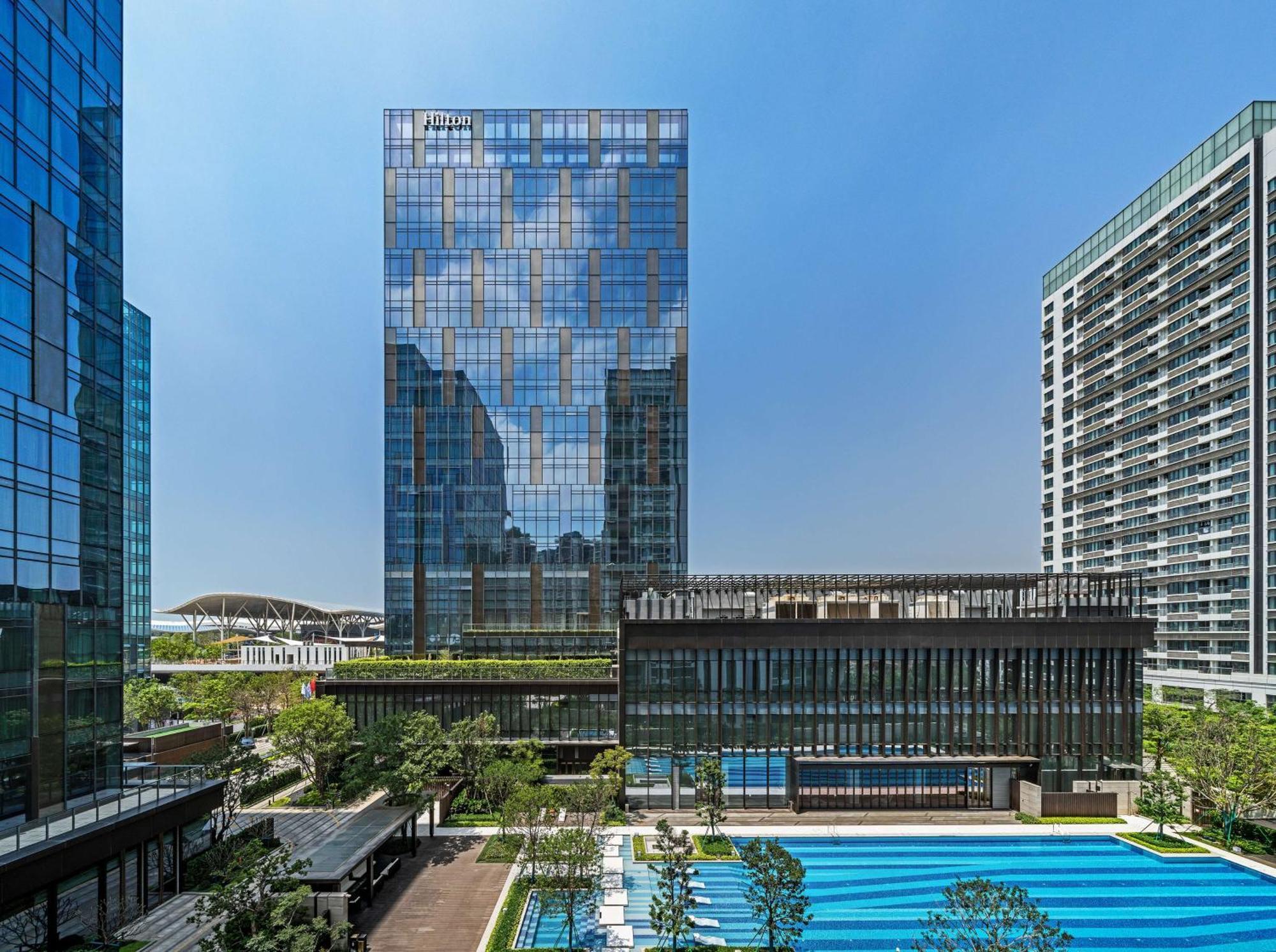 Hilton Shenzhen World Exhibition & Convention Center - Only 5 Minutes' Walk To Wecc Exterior foto